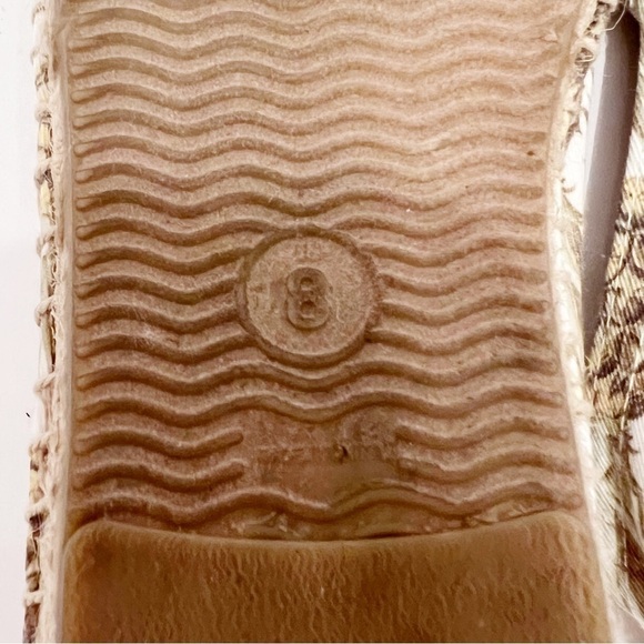 Soludos Pineapple Print Espadrilles Size 8 - Picture 8 of 9